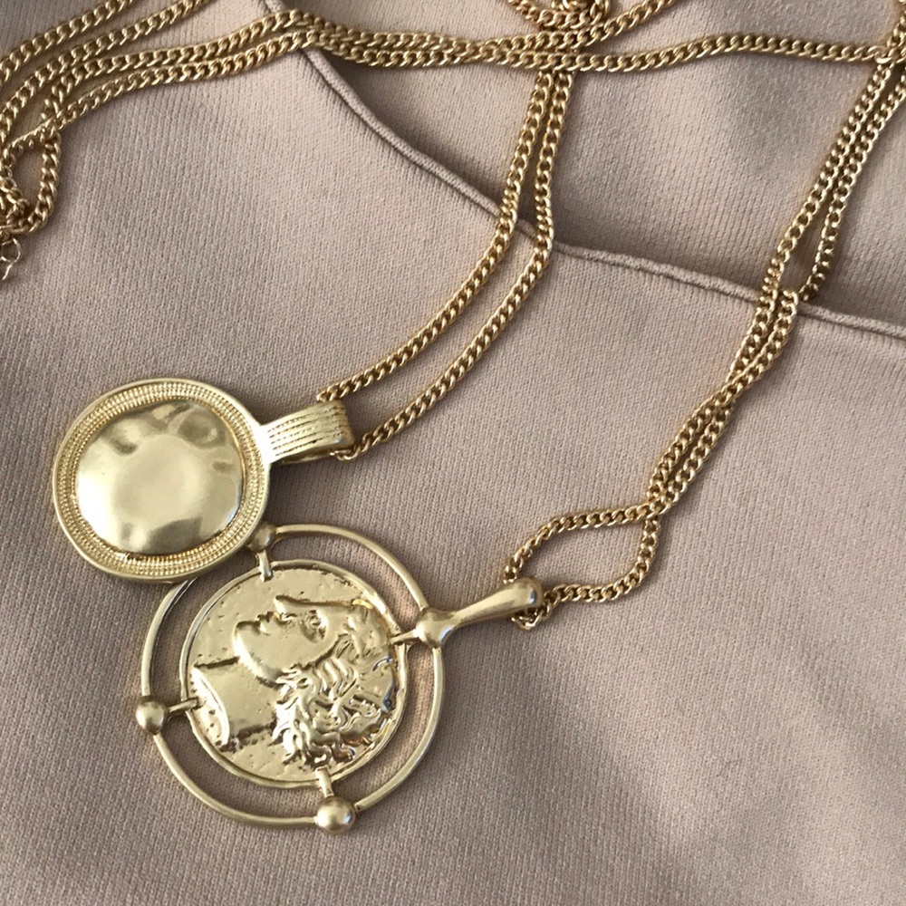 Last one -Coin chain layered necklace - Picture 2 of 6
